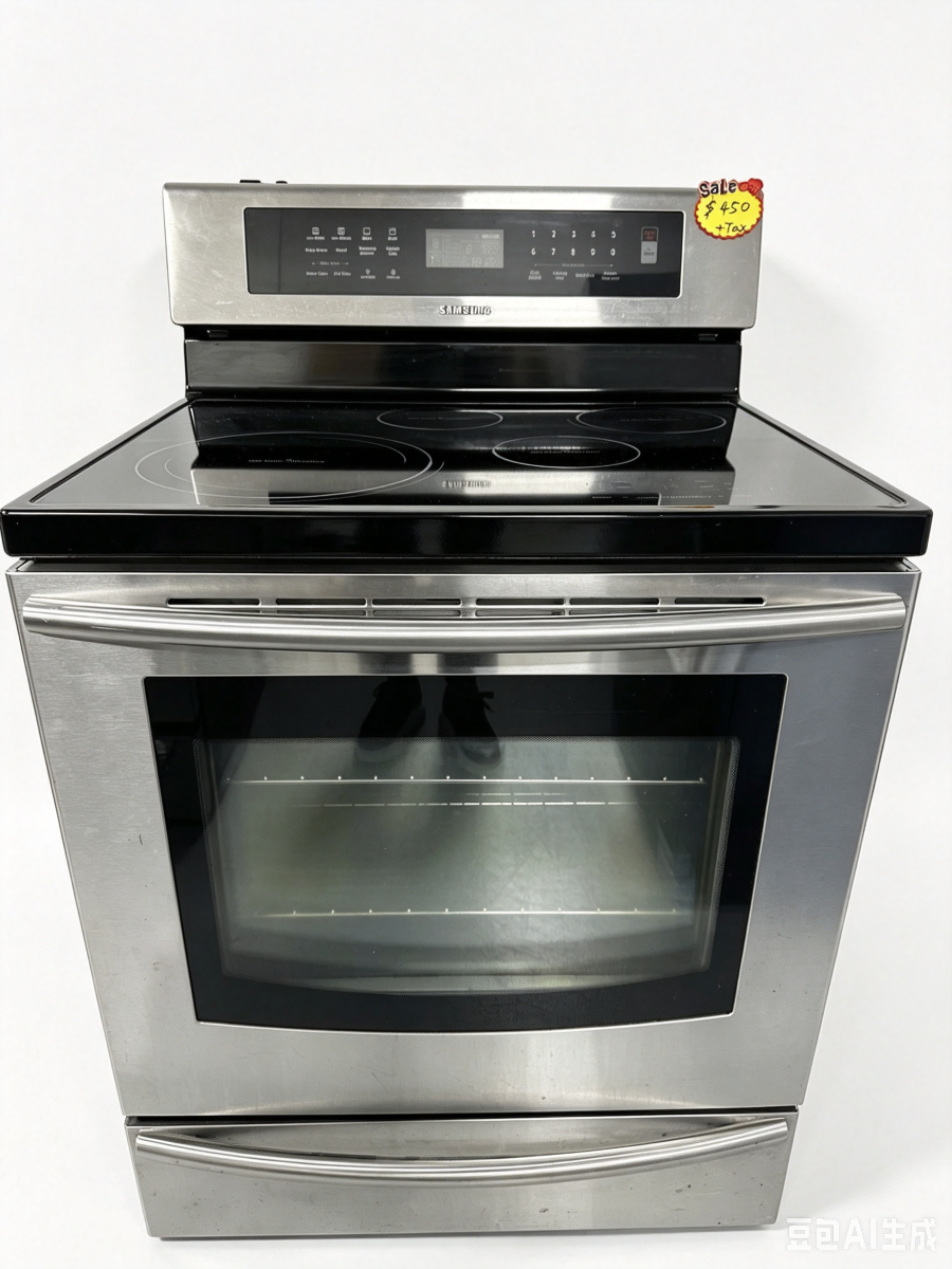 Samsung Samsung 30” Induction Range FTQ307NWGX - View 3
