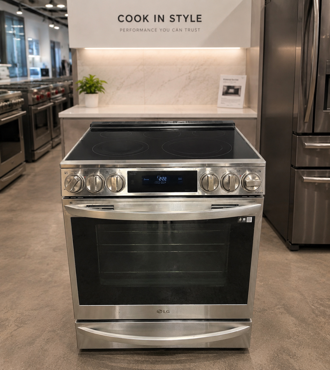 LG LG Stainless Steel Electric Range – Convection Oven FTQ307NWGXAC