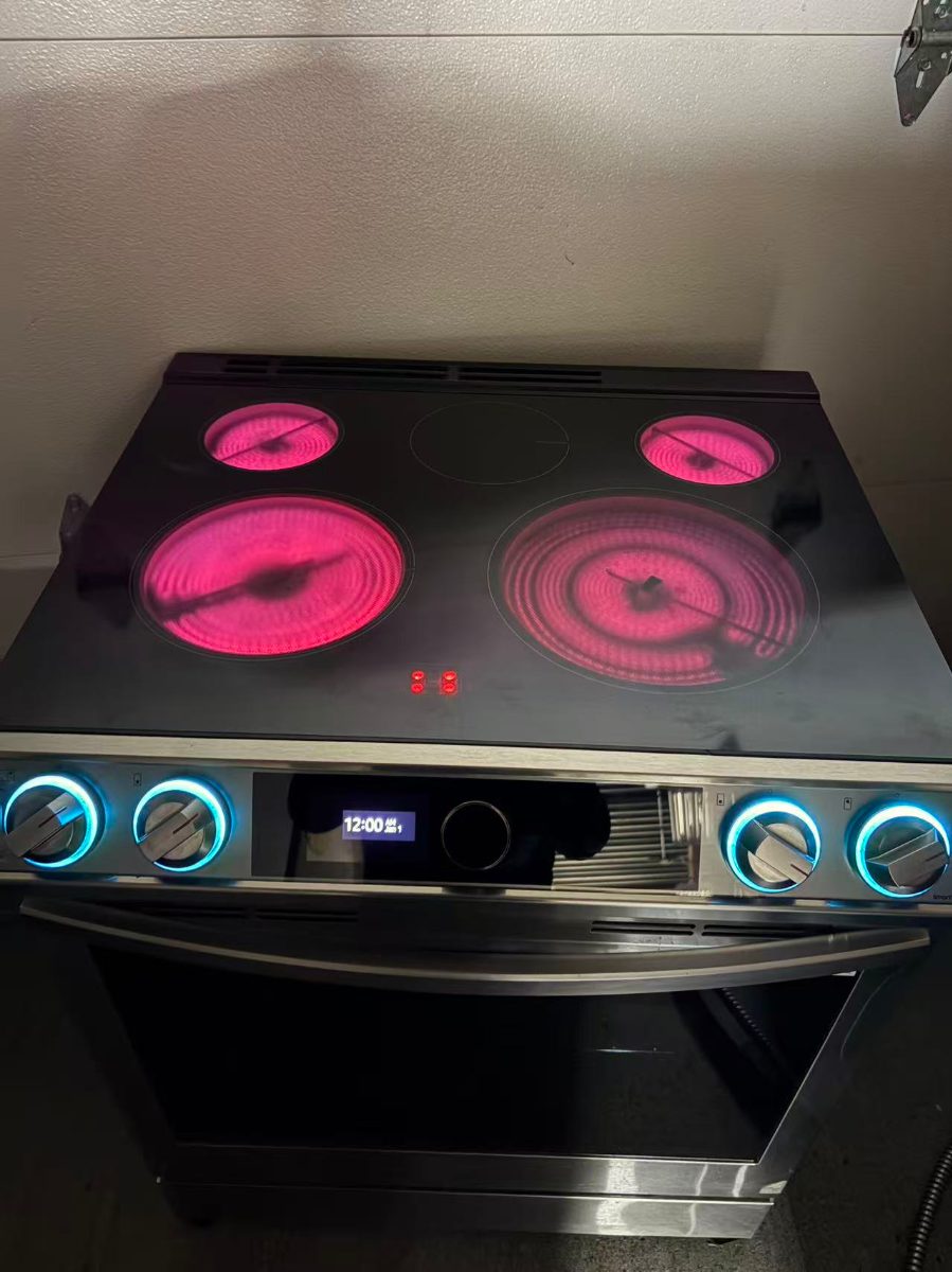 Samsung 30”Samsung Slide-In Electric Range – Air Fry – Smart Wi-Fi – 2023 Model NE63T8711SS/AC - View 8