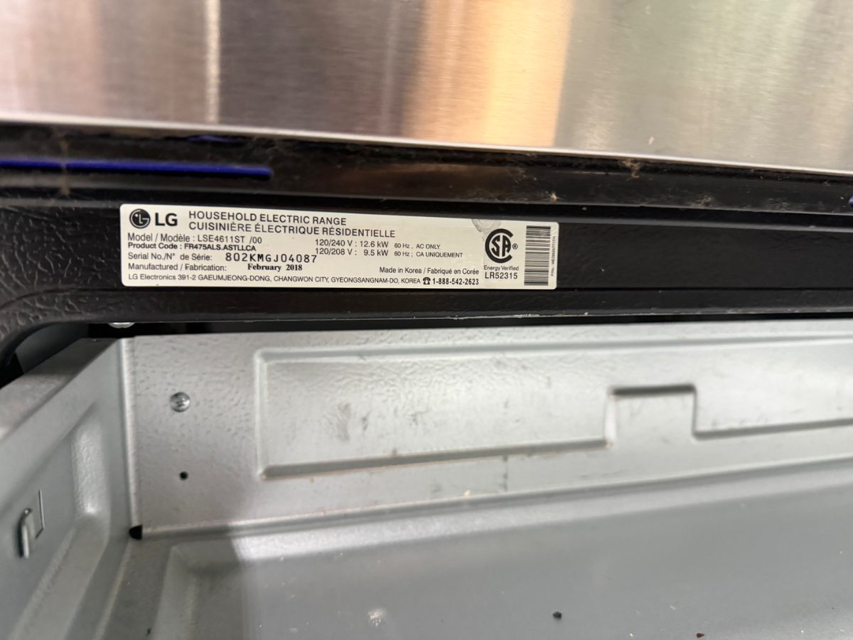 LG 30”LG LSE4611ST Slide-In Electric Range | 6.3 cu ft Convection Oven | Stainless Steel - View 6
