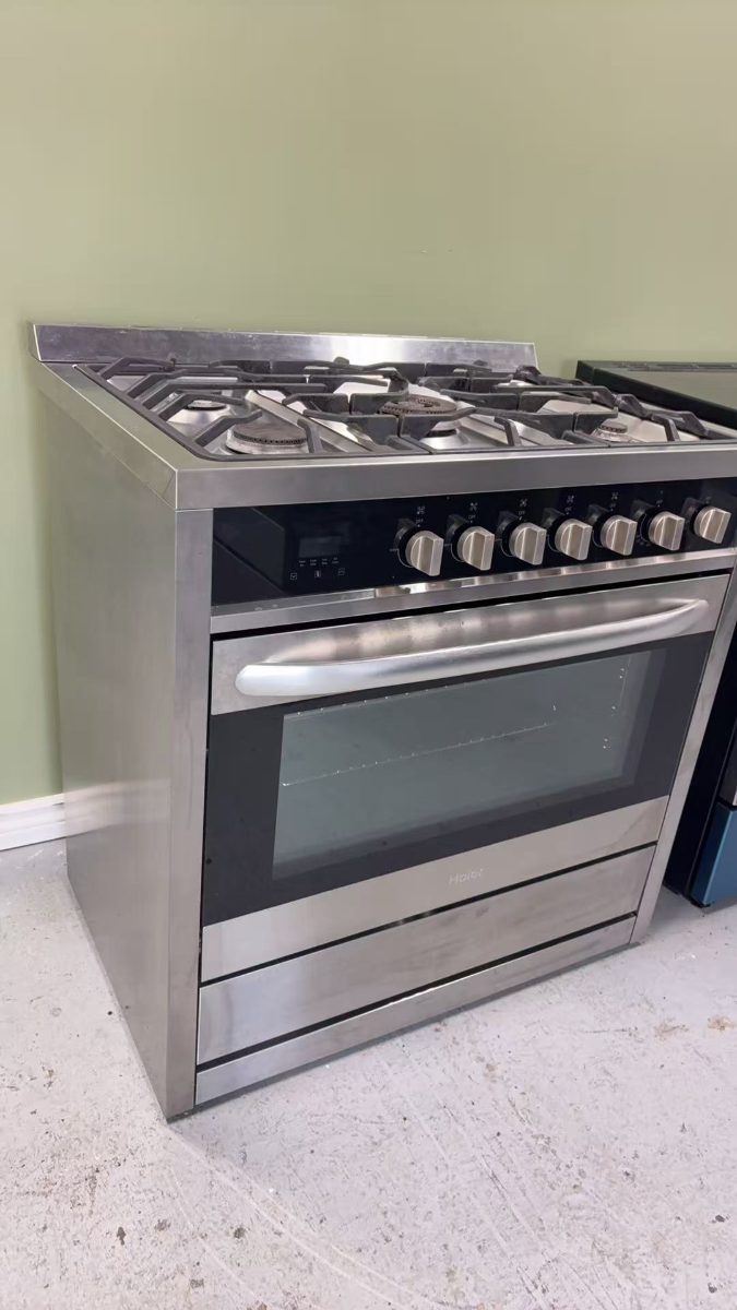36”Haier Gas Stove with Convection Gas Oven HCR6250AGS - View 2