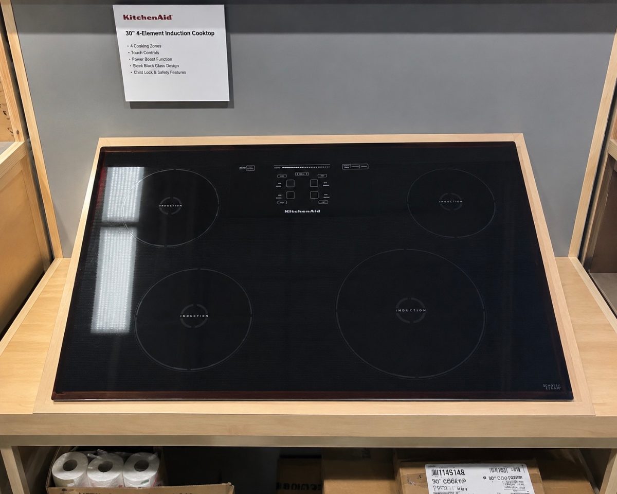 KitchenAid KitchenAid KICU500XBL 30" 4-Element Induction Cooktop KICU500XBL