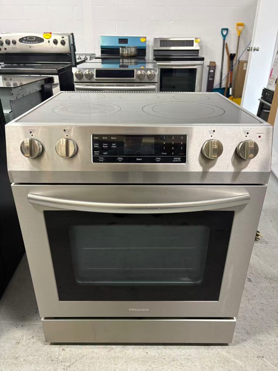 Hisense 🔥 Hisense 30” Slide-In Electric Range – Stainless Steel your HER30F5CSS - View 9