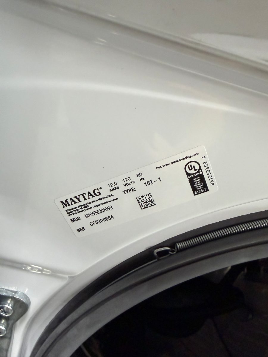 Maytag Maytag Front Load Washer – MHW5630HW3 | Excellent Condition MHW5630HW3 - View 5