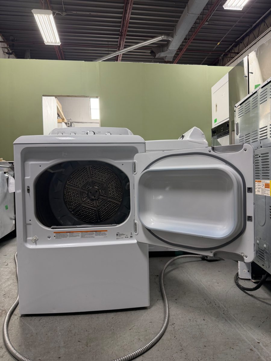 GE GE 27‑inch Full‑Size Electric Dryer | 21‑Day Warranty GTD45EAMJ0WS - View 2