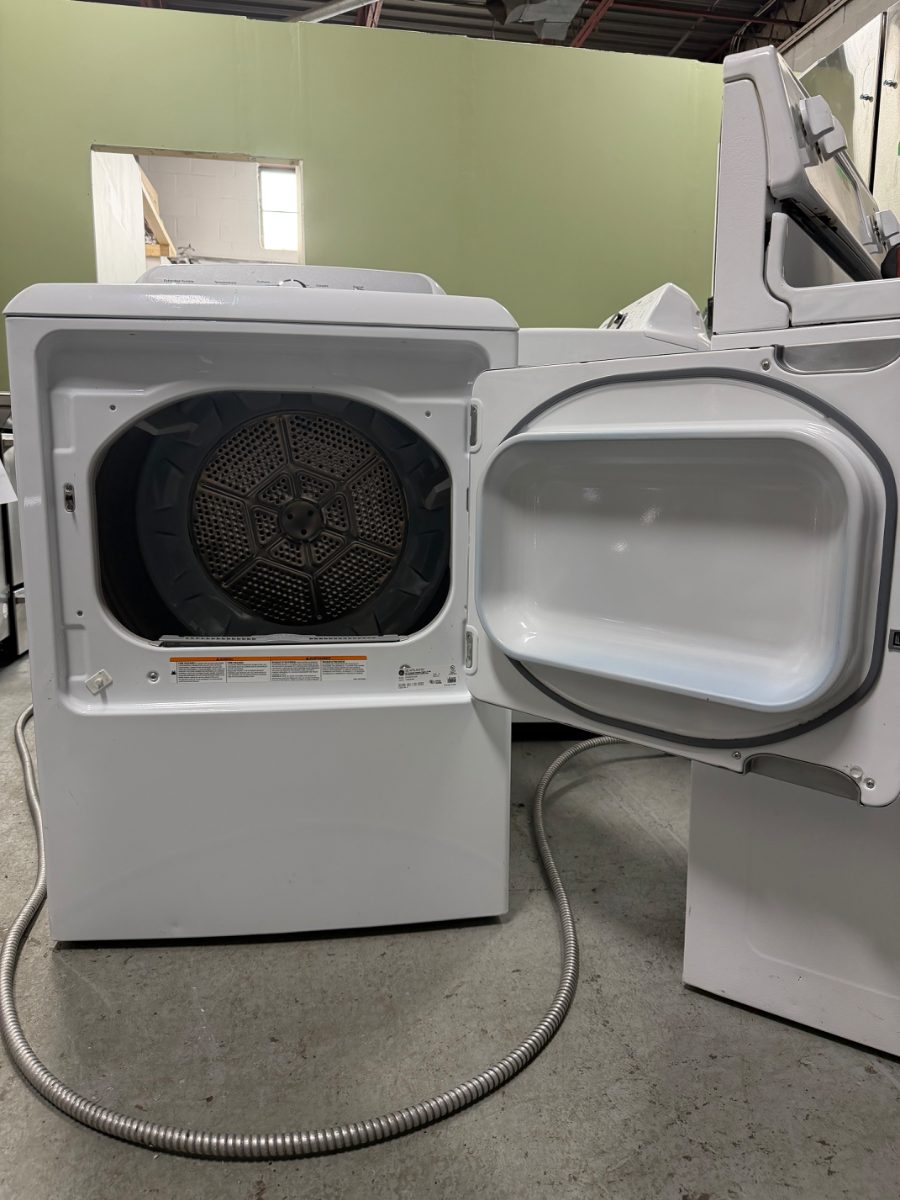 GE GE 27‑inch Full‑Size Electric Dryer | 21‑Day Warranty GTD45EAMJ0WS - View 3