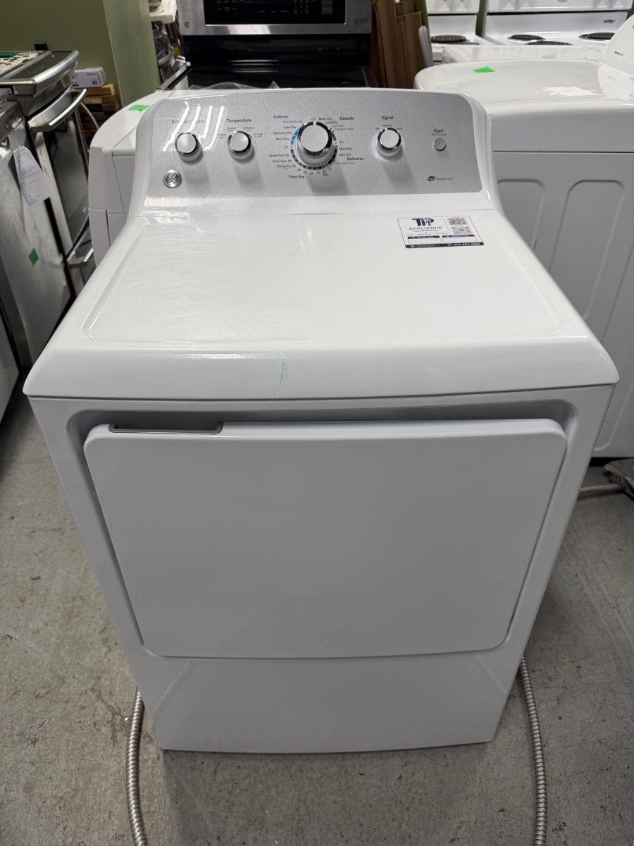 GE GE 27‑inch Full‑Size Electric Dryer | 21‑Day Warranty GTD45EAMJ0WS - View 6