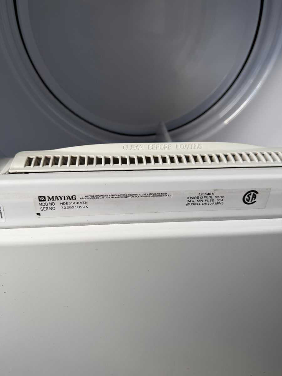 Maytag Used Maytag Neptune Dryer | Model MDE5500AYW | 21-Day Warranty MDE5500AYW - View 6