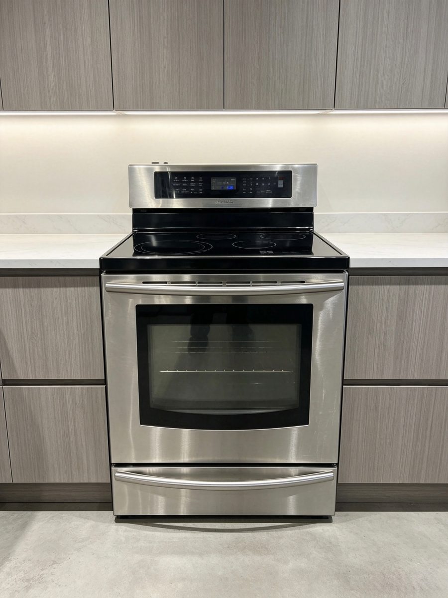 Samsung 30” Samsung Stainless Steel Induction Range – Convection Oven, Warming Drawer
