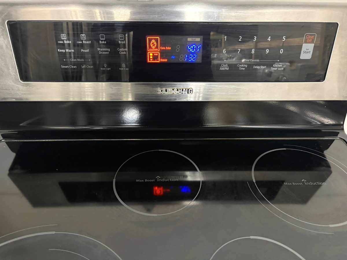 Samsung 30” Samsung Stainless Steel Induction Range – Convection Oven, Warming Drawer - View 5